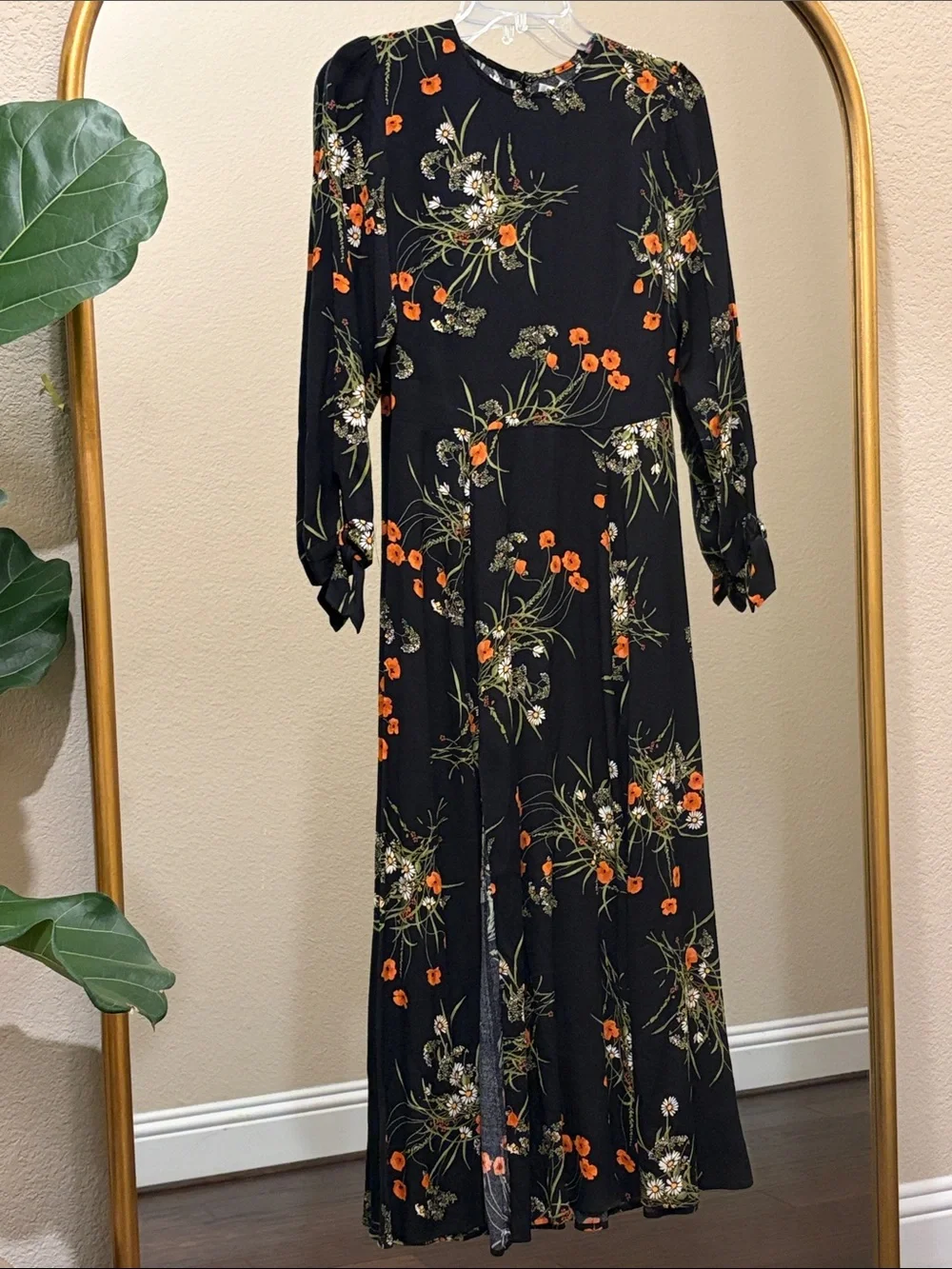 Reformation Zelda Midi Dress Size 6 - Picture 2 of 12